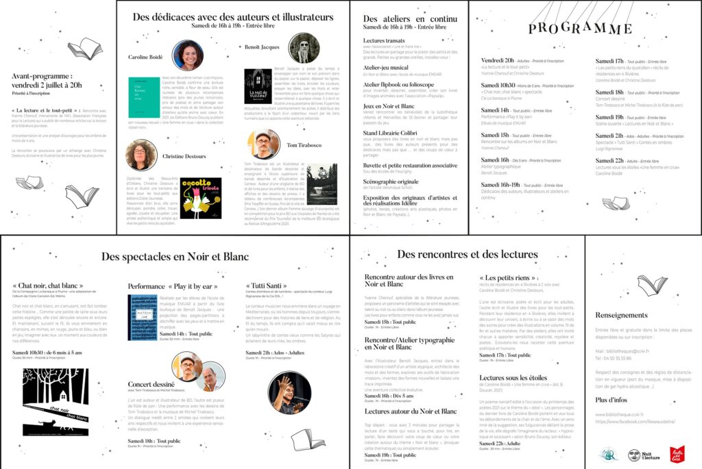 programme nuit de la lecture 2021